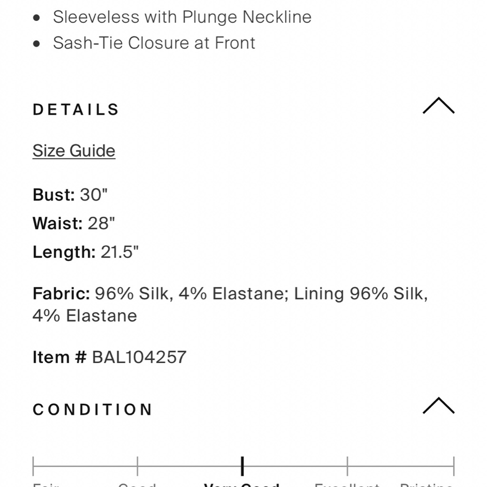 Balenciaga silk plunge v neck top - Picture 4 of 5
